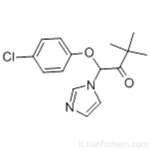 2-Butanone, 1- (4-clorofenossi) -1- (1H-imidazol-1-il) -3,3-dimetil- CAS 38083-17-9